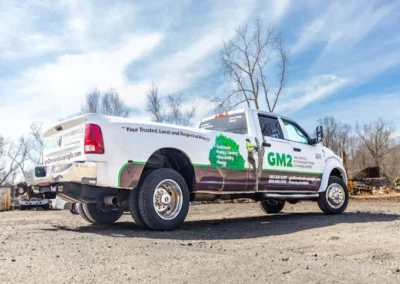 A truck in Cheshire, CT